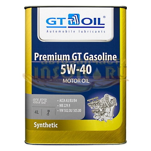 GT Premium Gasoline 5W-40 4L