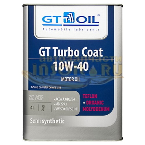 GT Turbo Coat 10W-40 4L