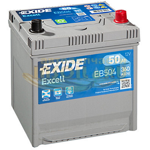 Exide Excell 50Ач 360А ETN 0