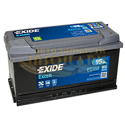Exide Excell 95Ач 800А ETN 0